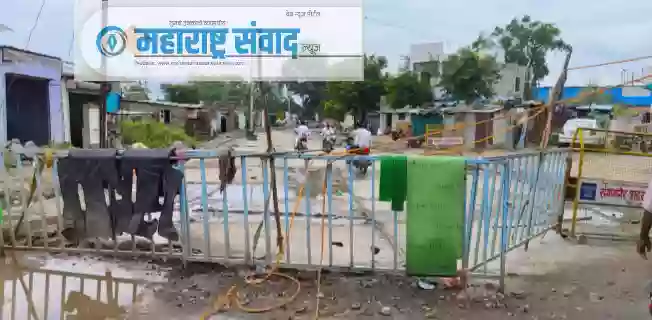 काम झाले तर रस्ता वाहतुकीला सुरू करण्याची मागणी